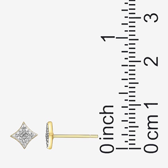 Sparkle Allure White Diamond Accent 6.7mm Diamond Stud Earrings