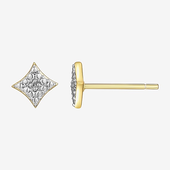 Sparkle Allure White Diamond Accent 6.7mm Diamond Stud Earrings