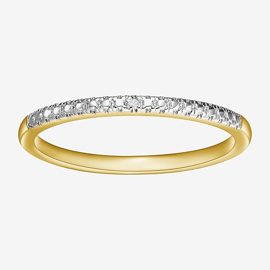 Sparkle Allure Womens White Diamond Accent Delicate Band