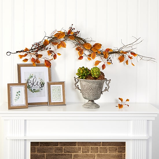 Nearly Natural Artificial Foliage Indoor Garland