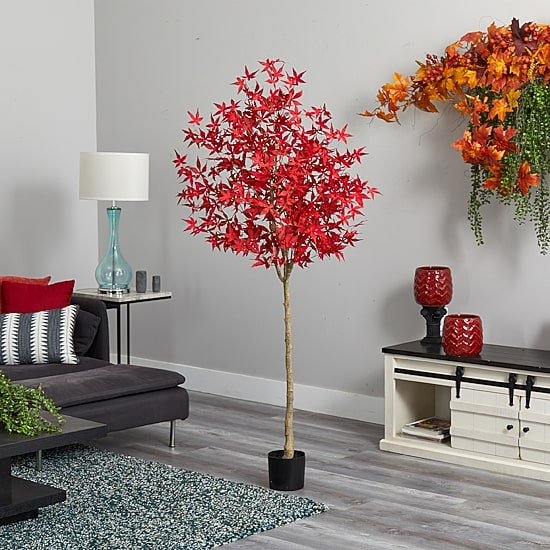 Nearly Natural 6ft Autumn Maple Fall Artificial Plant