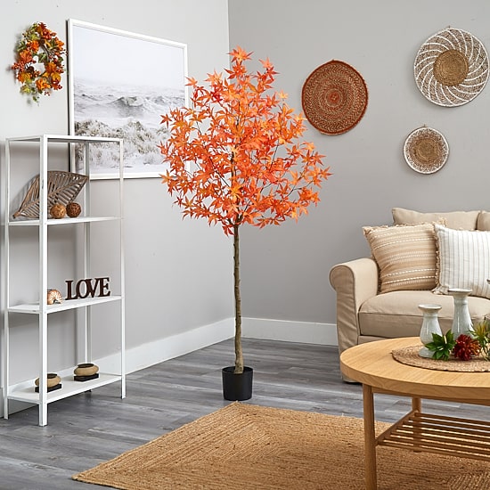 Nearly Natural 4ft Autumn Maple Artificial Plant