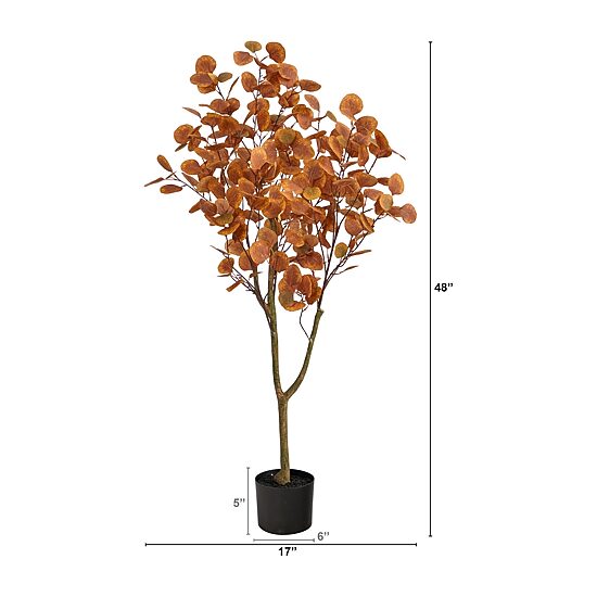 Nearly Natural 4ft Faux Eucalyptus Artificial Plant