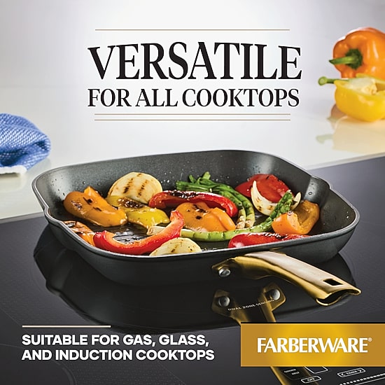 Farberware Induction 11" Square Grill Pan