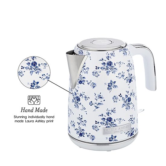 Laura Ashley 1.7 Liter Jug Tea Kettle