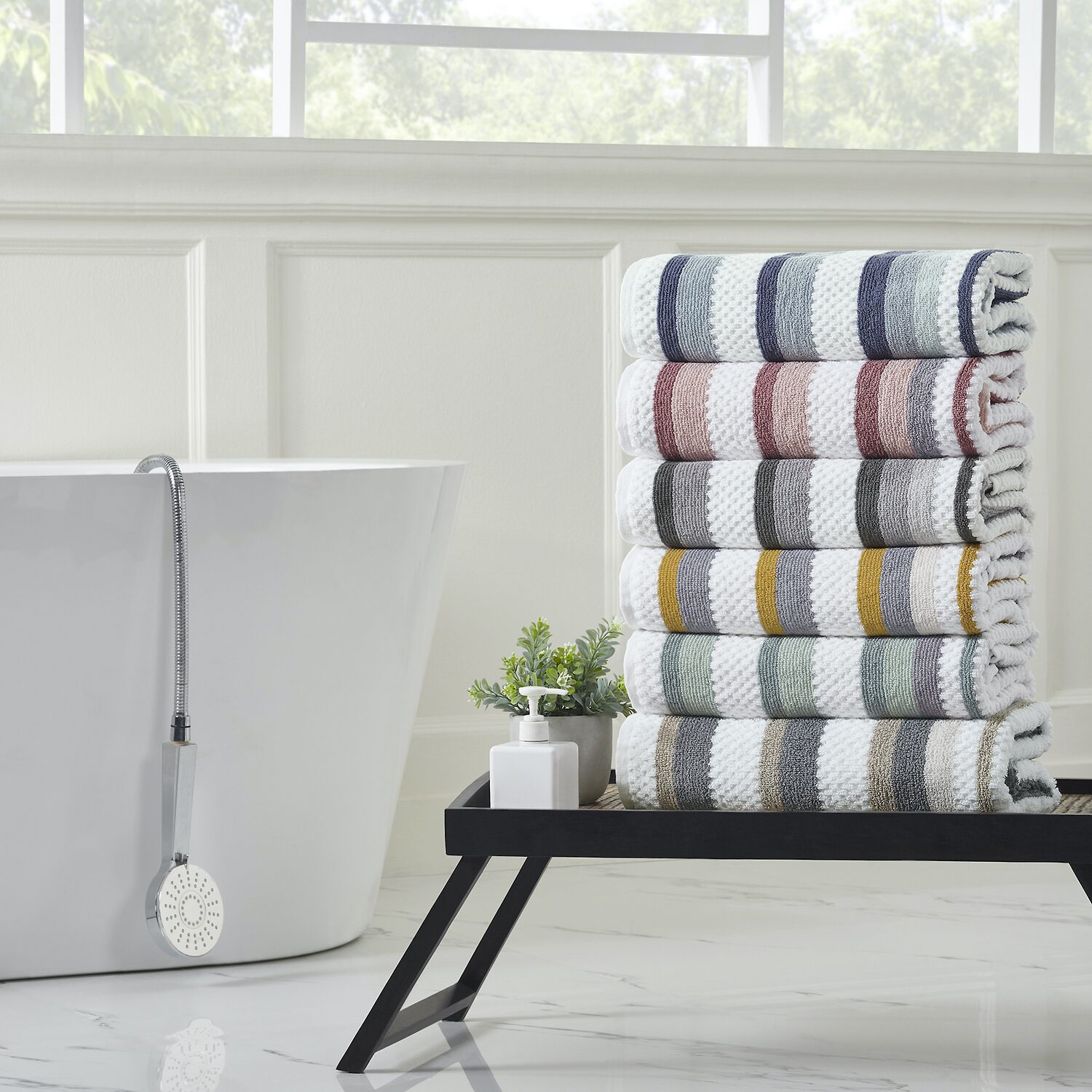 Modern Threads Pax Towel Collection 6-pc. Quick Dry Bath Set