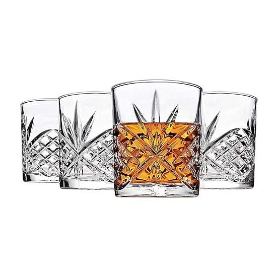 Whiskey and Rye 5-pc. Crystal Decanter Set