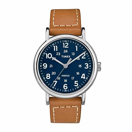 Timex® Expedition® Field Metal Elevated Mens Brown Leather Strap