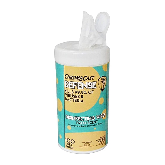ChromaCast Defense Work Bench & Microphone Cleaning Wipes, 100 count