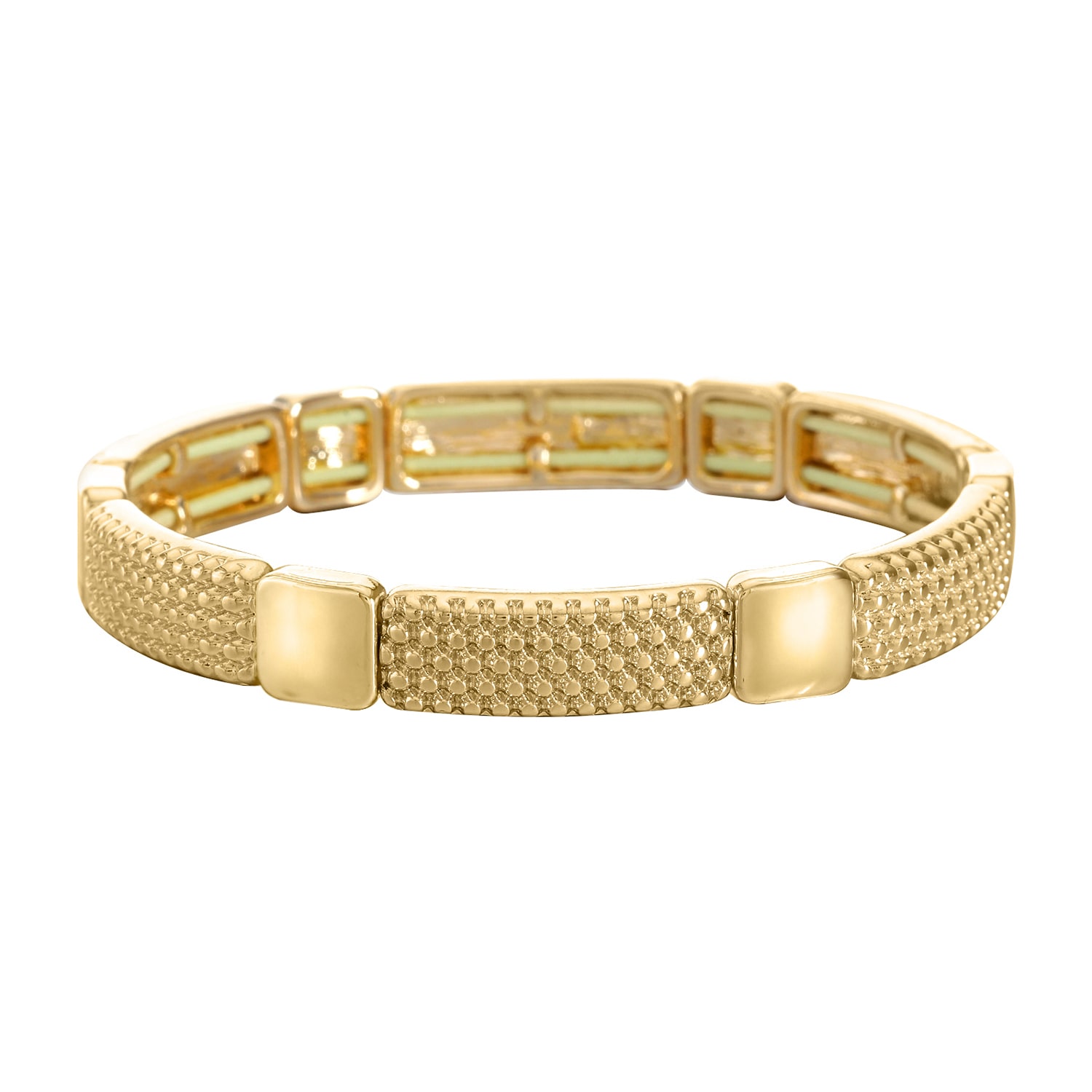 Liz Claiborne Silver Tone Womens Stretch Bracelet