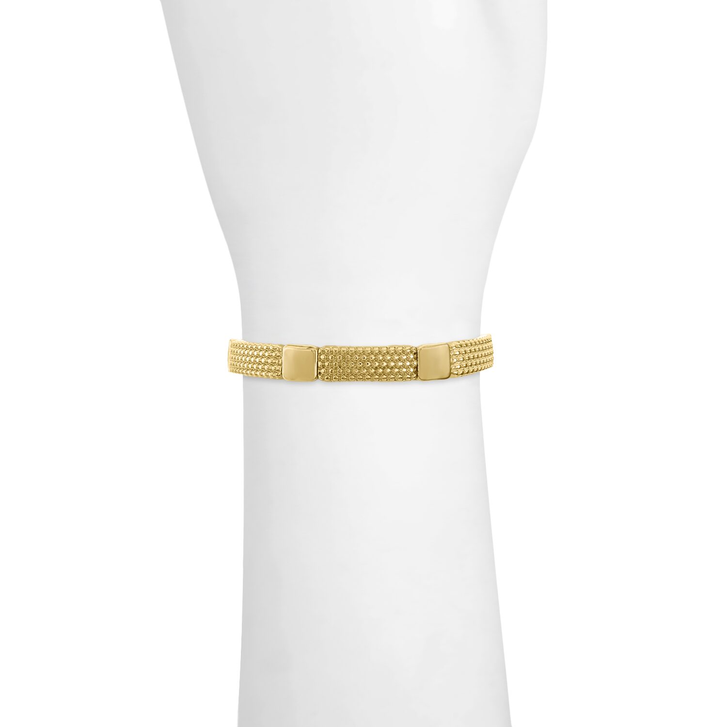 Liz Claiborne Silver Tone Womens Stretch Bracelet