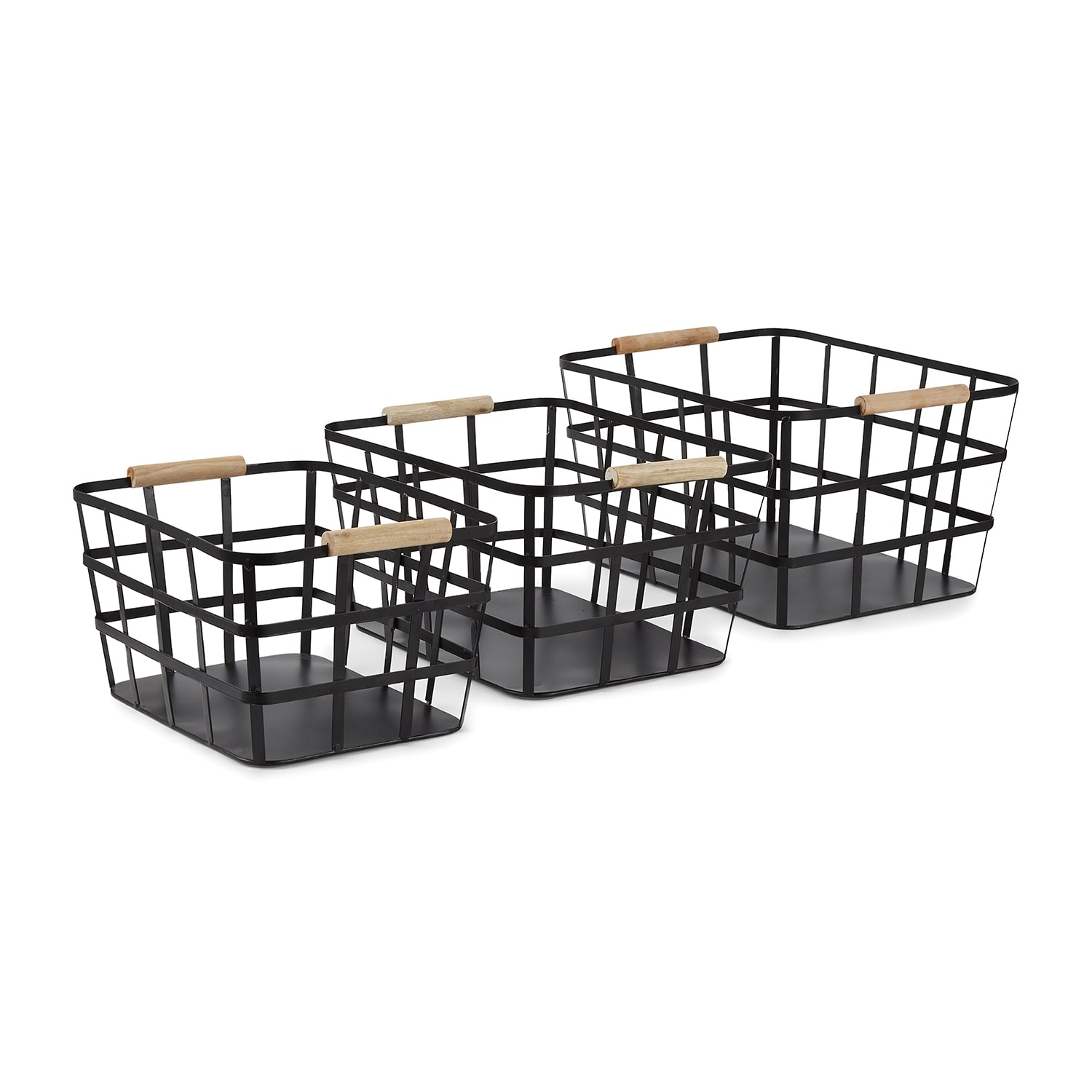 Enchante Metal Rectangular Decorative Storage Bin