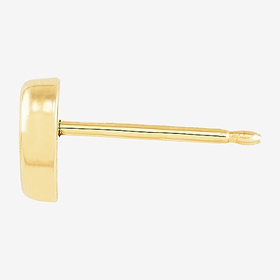 Gold Opulence Womens 14K Gold 7mm Heart Single Earring