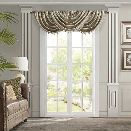 Croscill Avignon Rod Pocket Waterfall Valance
