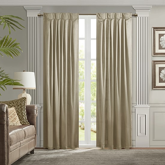Croscill Avignon Rod Pocket Back Tab Light-Filtering Single Curtain Panel