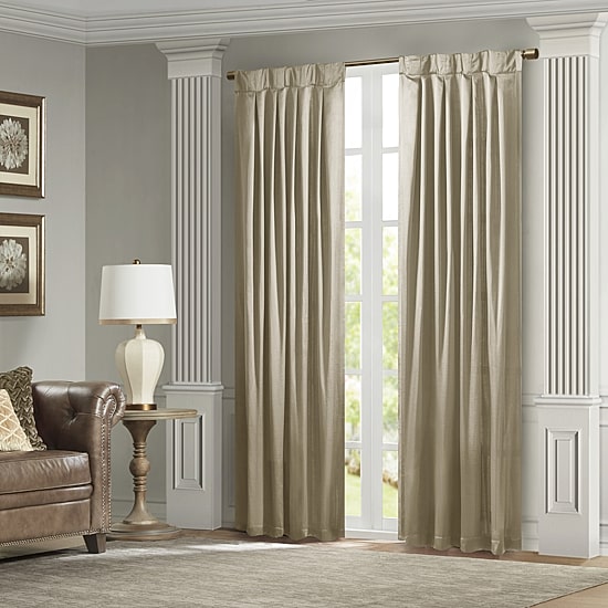 Croscill Avignon Rod Pocket Back Tab Light-Filtering Single Curtain Panel
