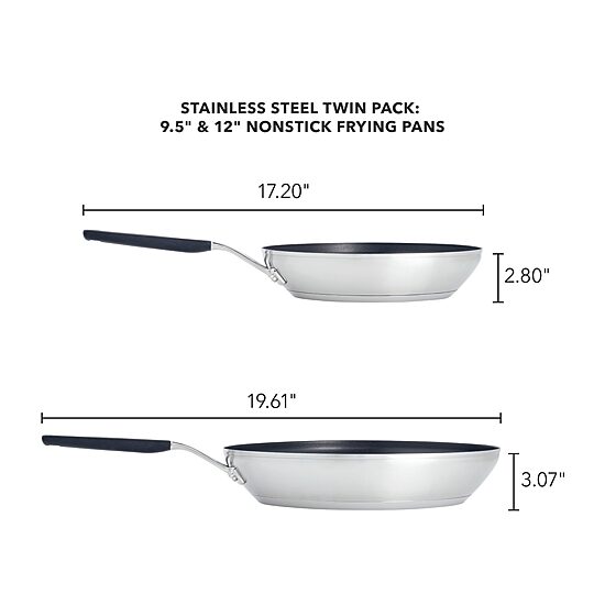 KitchenAid Stainless Steel 2-pc. Cookware Set