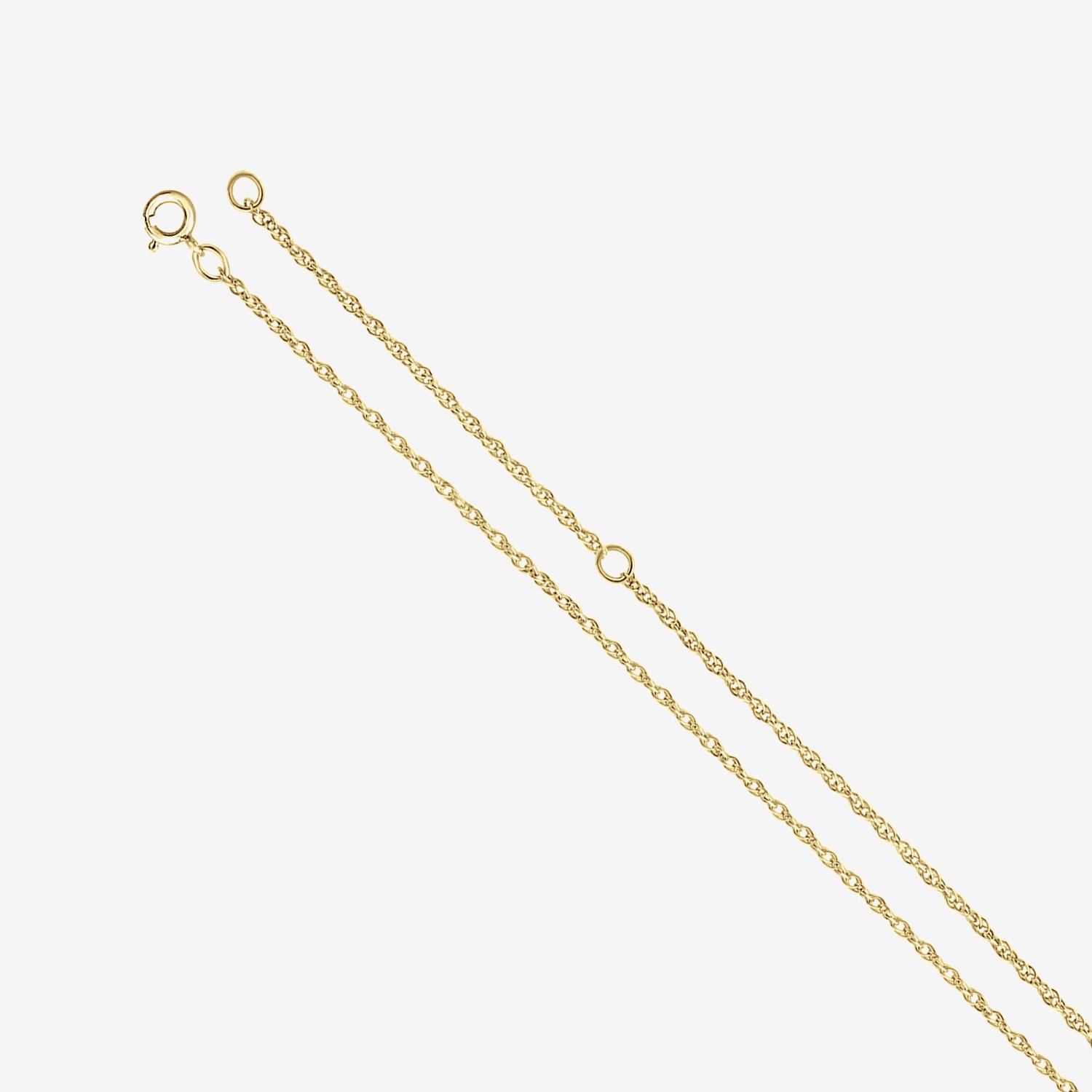 Womens Diamond Accent Natural White Diamond 10K White Gold 18 Inch Name Necklace