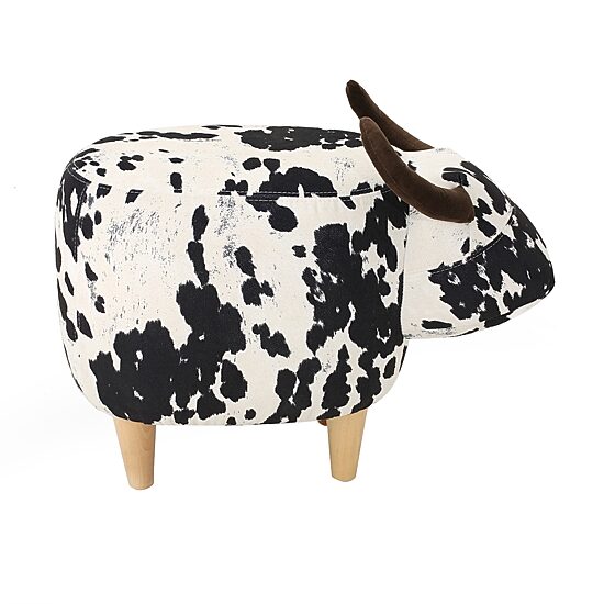 Bessie Upholstered Animal Ottoman