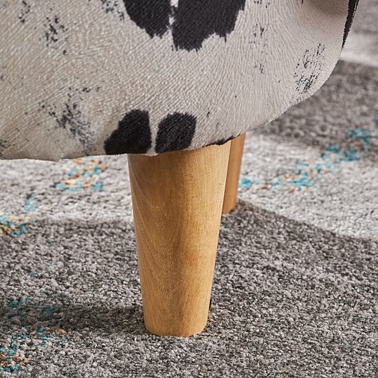 Bessie Upholstered Animal Ottoman