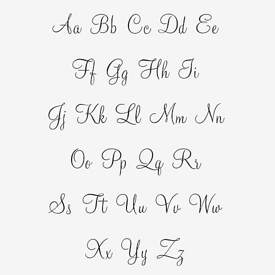 New White Diamond Accent Name Necklaces