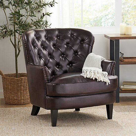 Tafton Tufted Upholstered Club Chair