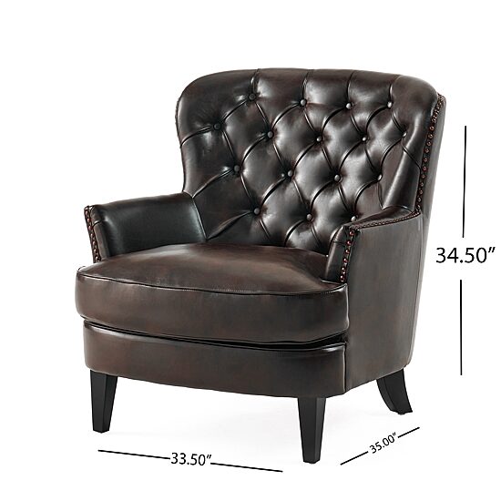 Tafton Tufted Upholstered Club Chair