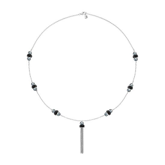 Monet Jewelry Womens Gray 34 Inch Pendant Necklace