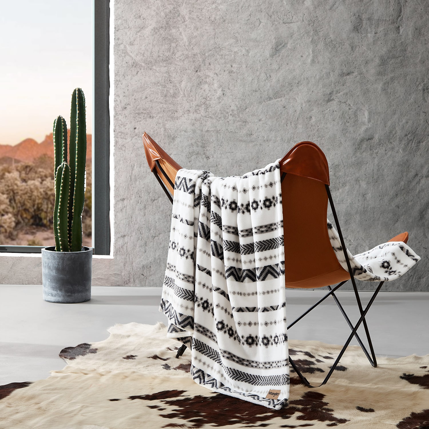 Wrangler Diamond Washable Lightweight Throw