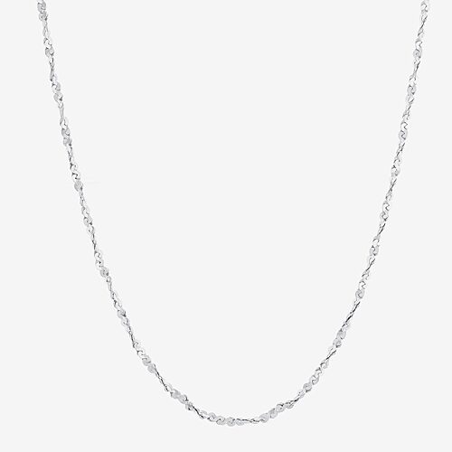 Silver Treasures Womens Sterling Silver 16 Inch Chain Necklace, One Size
