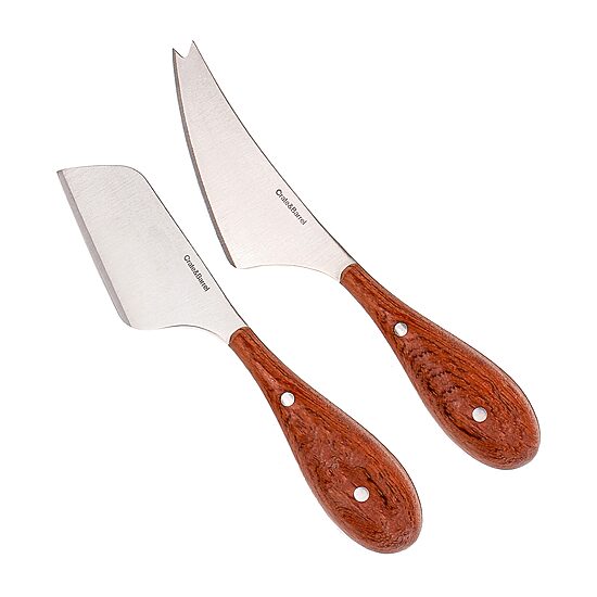BergHOFF Bamboo 3-pc. Round Cutting Board and Aaron Probyn Cheese Knife Set