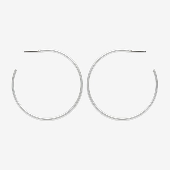Mixit Womens 50.8mm Hypoallergenic Hoop Earrings