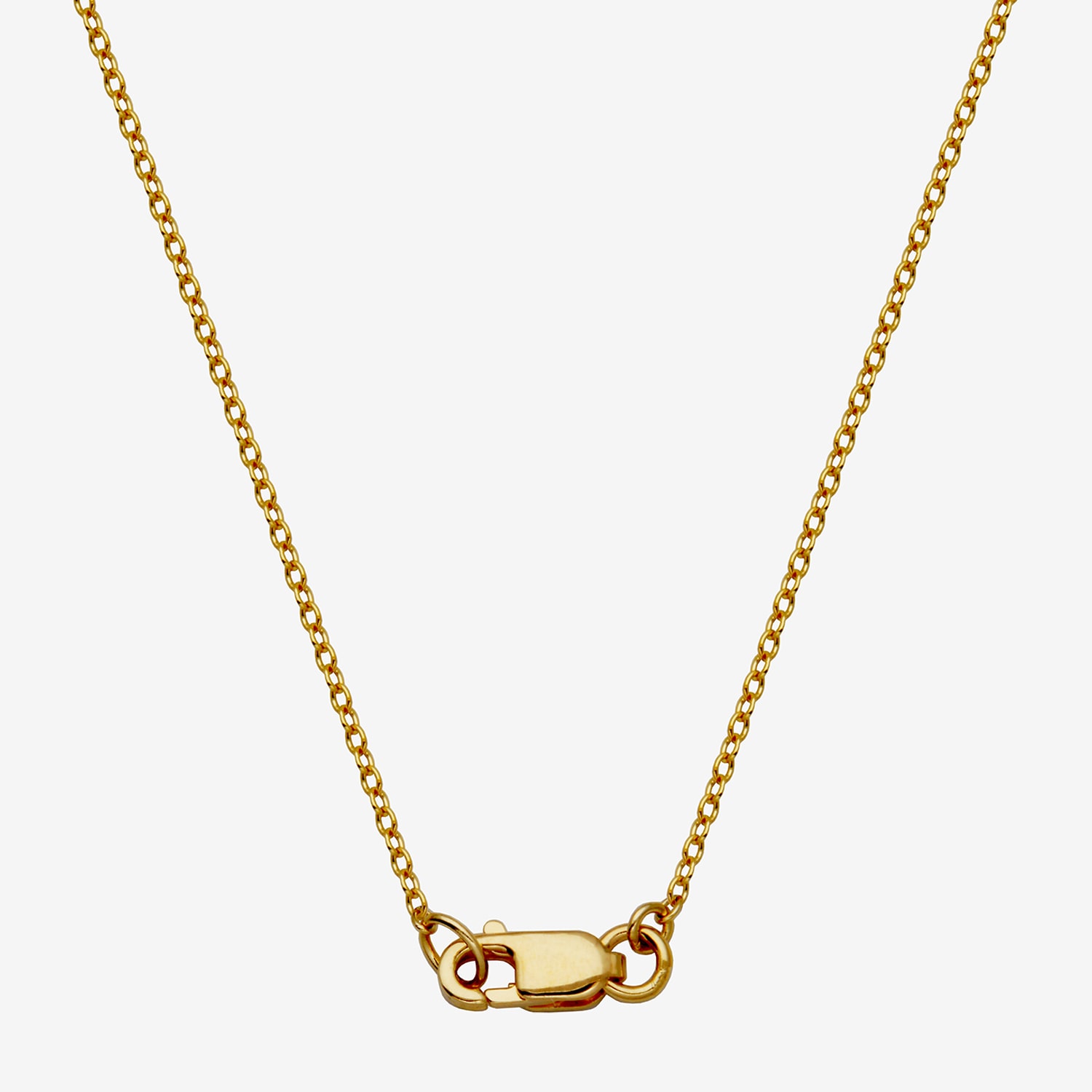 18K Gold Over Sterling Silver Marquise Cubic Zirconia Leaf 18" Necklace