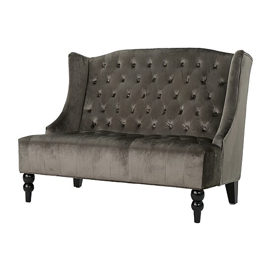 Leora Curved Slope-Arm Upholstered Loveseat