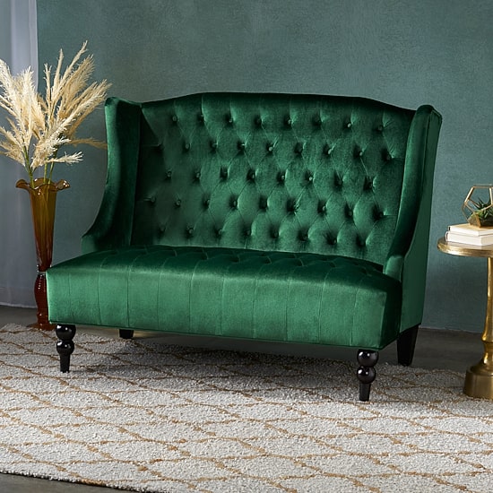 Leora Curved Slope-Arm Upholstered Loveseat