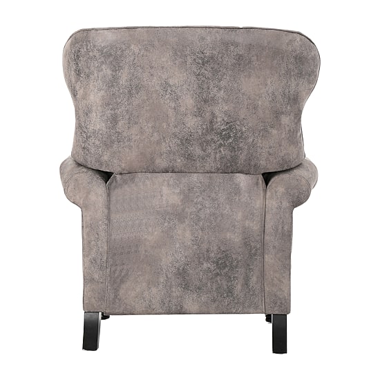 Walder Tufted Roll-Arm Recliner
