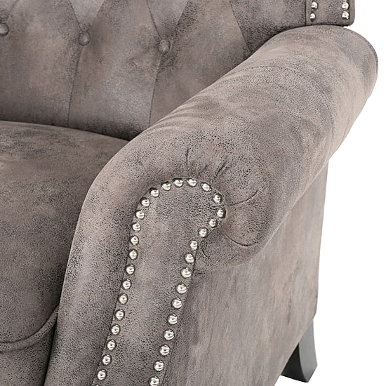 Walder Tufted Roll-Arm Recliner