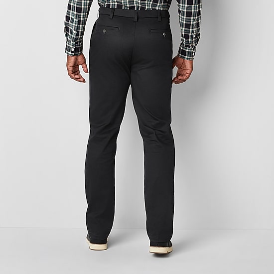 St. John's Bay Universal Easy Care Extender Mens Classic Fit Big and Tall Flat Front Pant