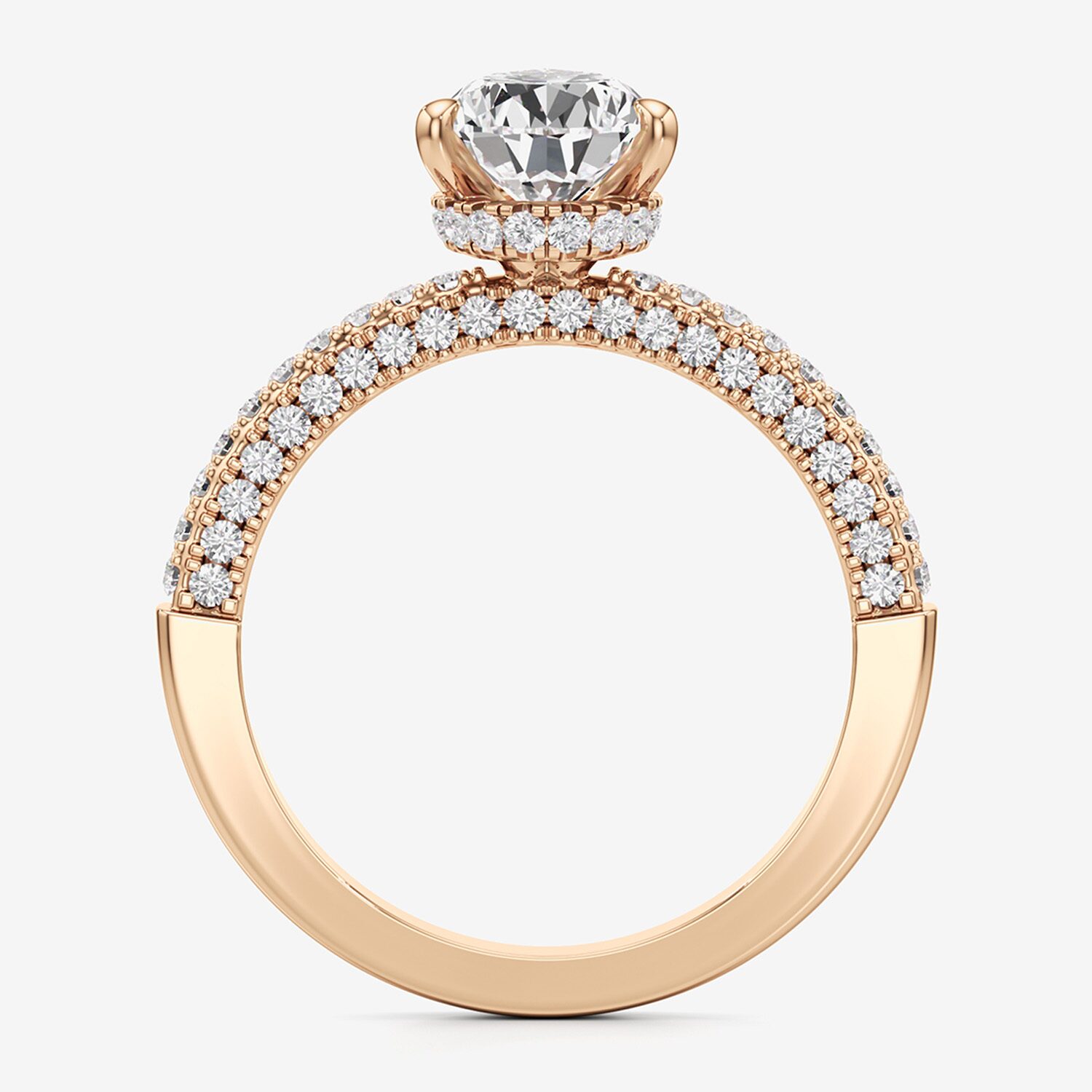 (F / Si2) Womens 2 CT. T.W. Lab Grown White Diamond 10K Gold Pear Side Stone Engagement Ring