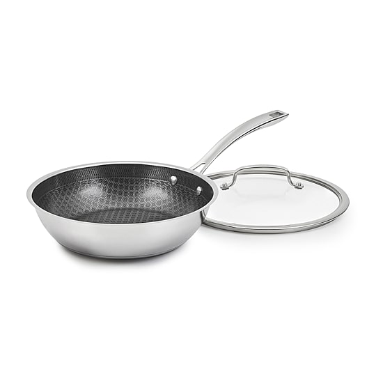 Cuisinart Fusion Stainless Steel 10.25" Deep Frypan with Lid