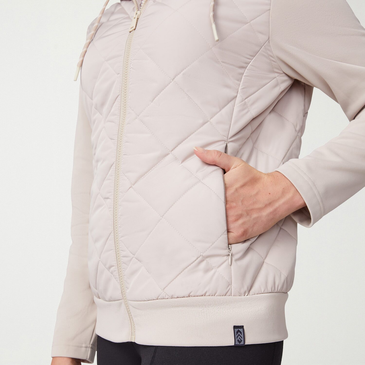 Free Country Womens Hooded Lightweight Quilted Jacket