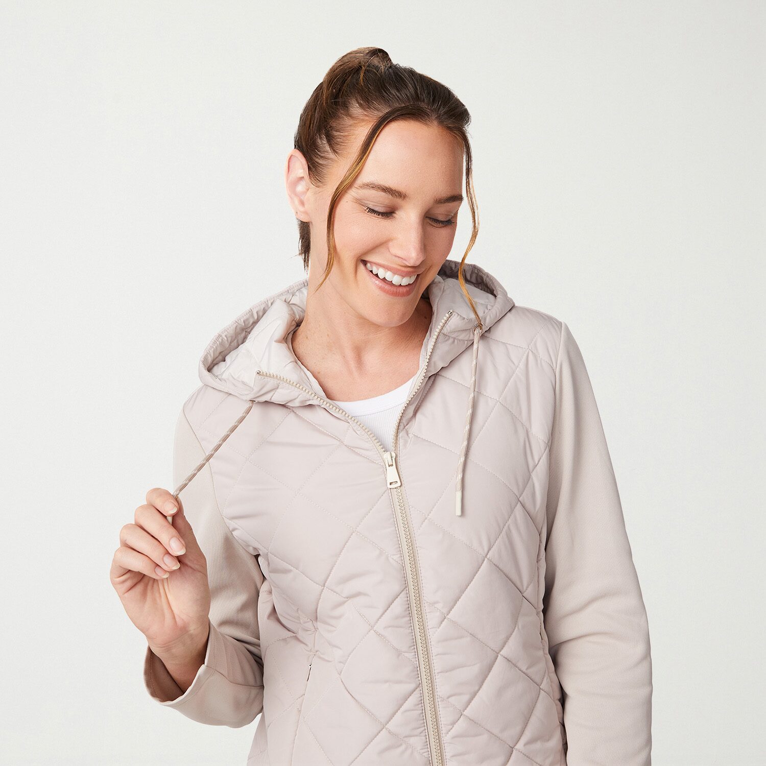 Free Country Womens Hooded Lightweight Quilted Jacket