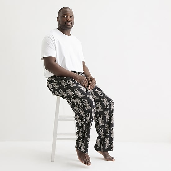 Shaquille O'Neal XLG™ Mens Big and Tall Pajama Pants