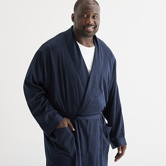 Shaquille O'Neal XLG™ Mens Big Long Sleeve Long Length Robe