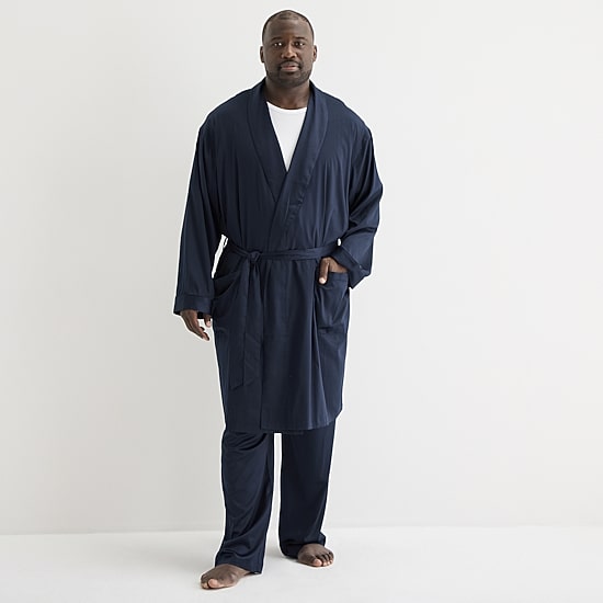 Shaquille O'Neal XLG™ Mens Big Long Sleeve Long Length Robe