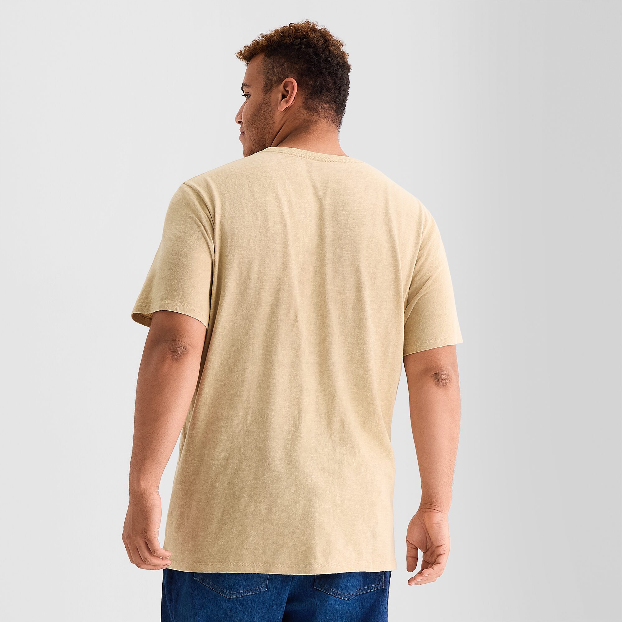 mutual weave Mens Crew Neck Short Sleeve Big and Tall T-Shirt