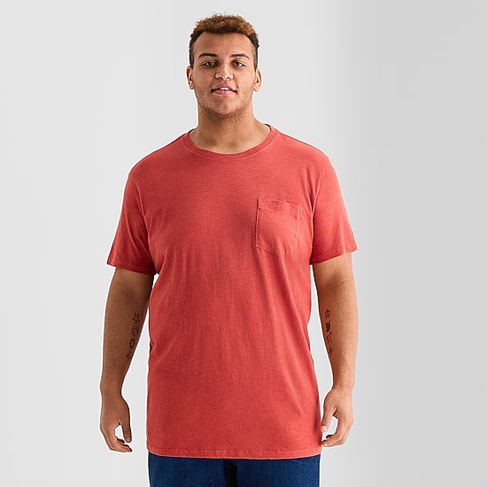 mutual weave Mens Crew Neck Short Sleeve Big and Tall T-Shirt