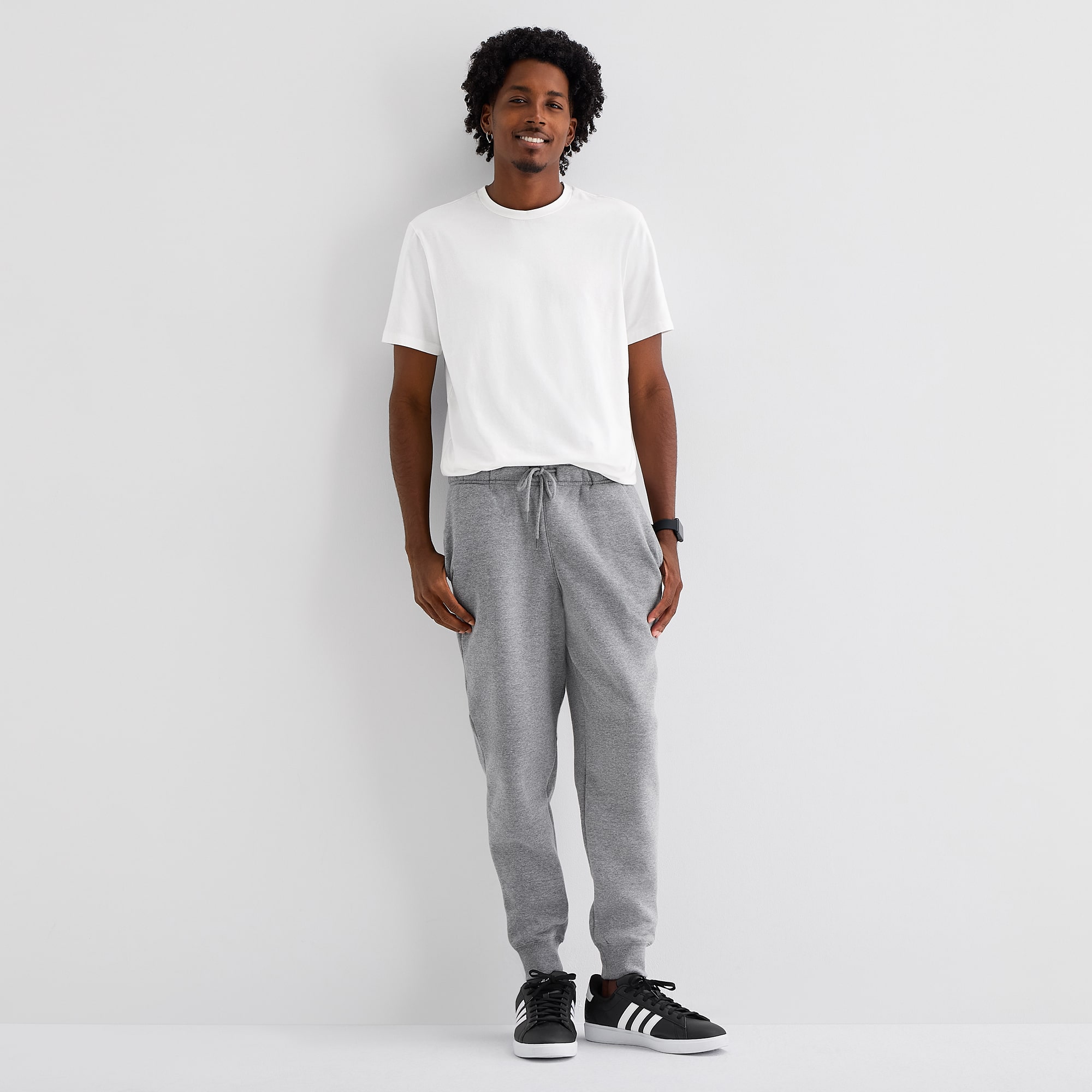 Xersion Quick Dry Cotton Blend Mens Cuffed Regular Fit Fleece Active Jogger Pant