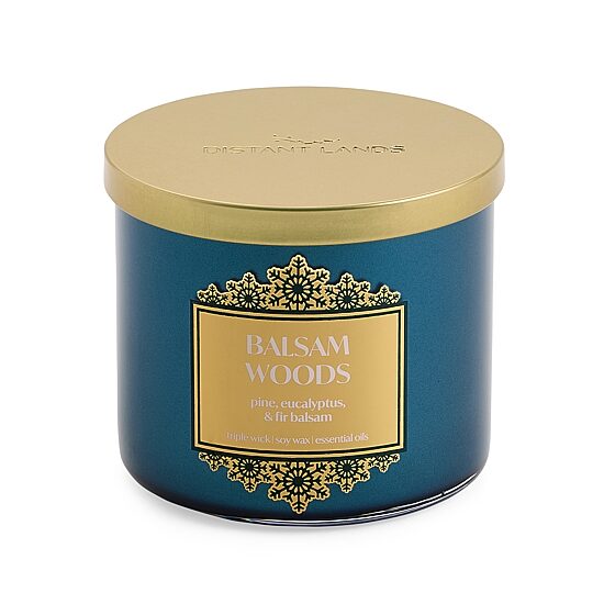 Distant Lands Balsam Woods 3-Wick Scented Jar Candle