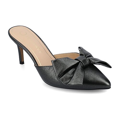 Journee Collection Tiarra Womens Pointed Closed Toe Stiletto Heel Pumps, 12 Medium, Black